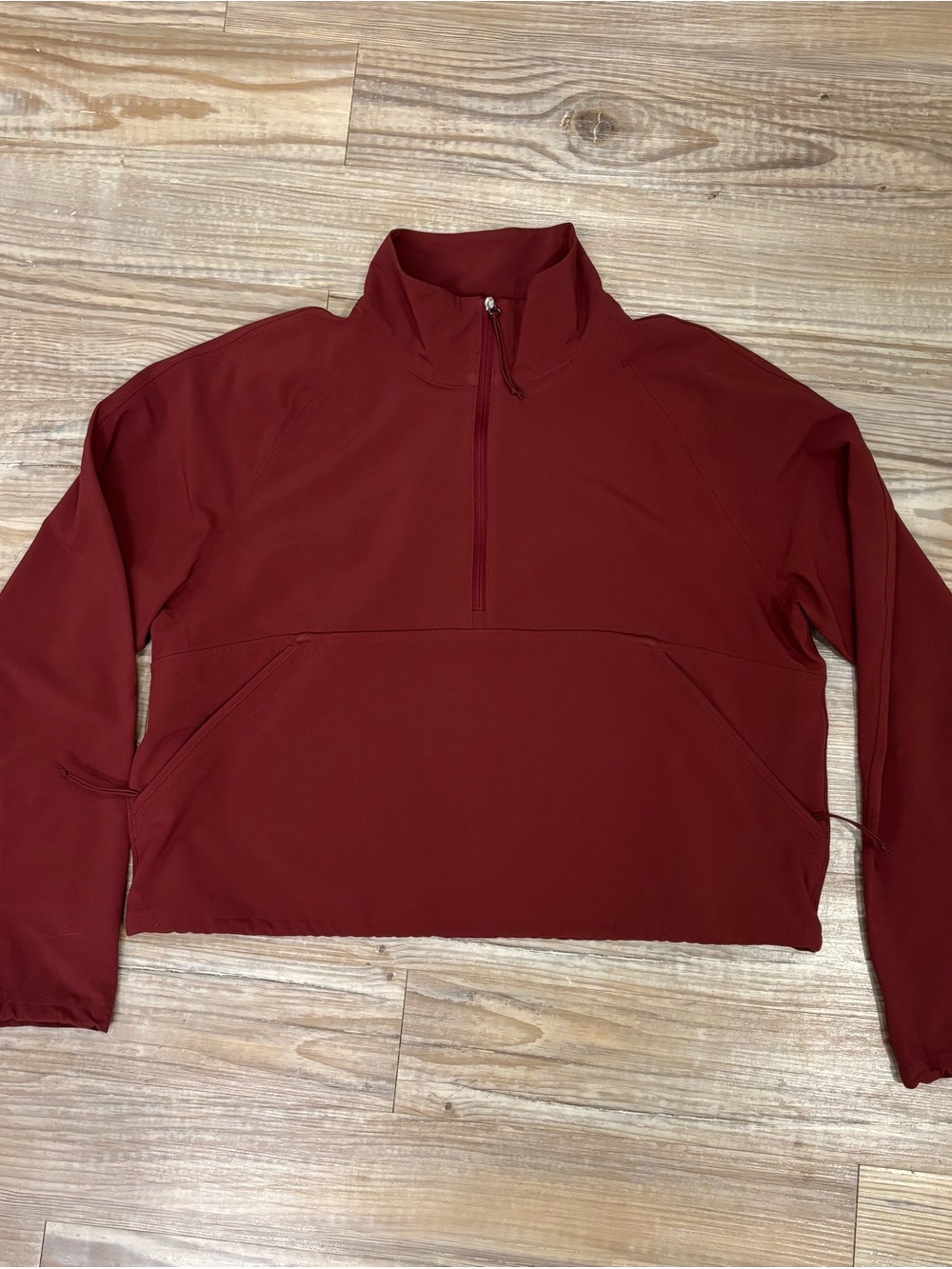MOVING SALE: Athleta Rust Red Quarter-Zip Pullover